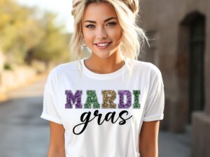 Mardi Gras Faux Glitter