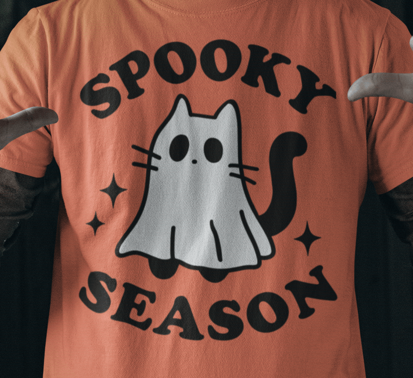 Spooky Season Ghost Cat