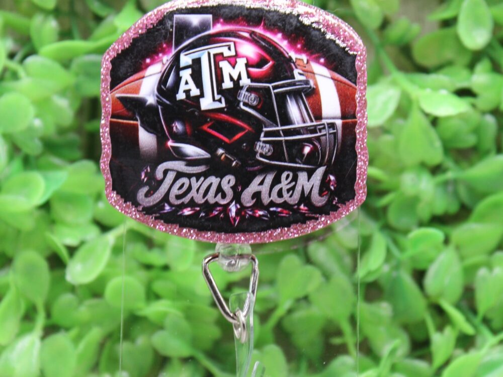 Texas A&M Football Badge/ID Holder Reel