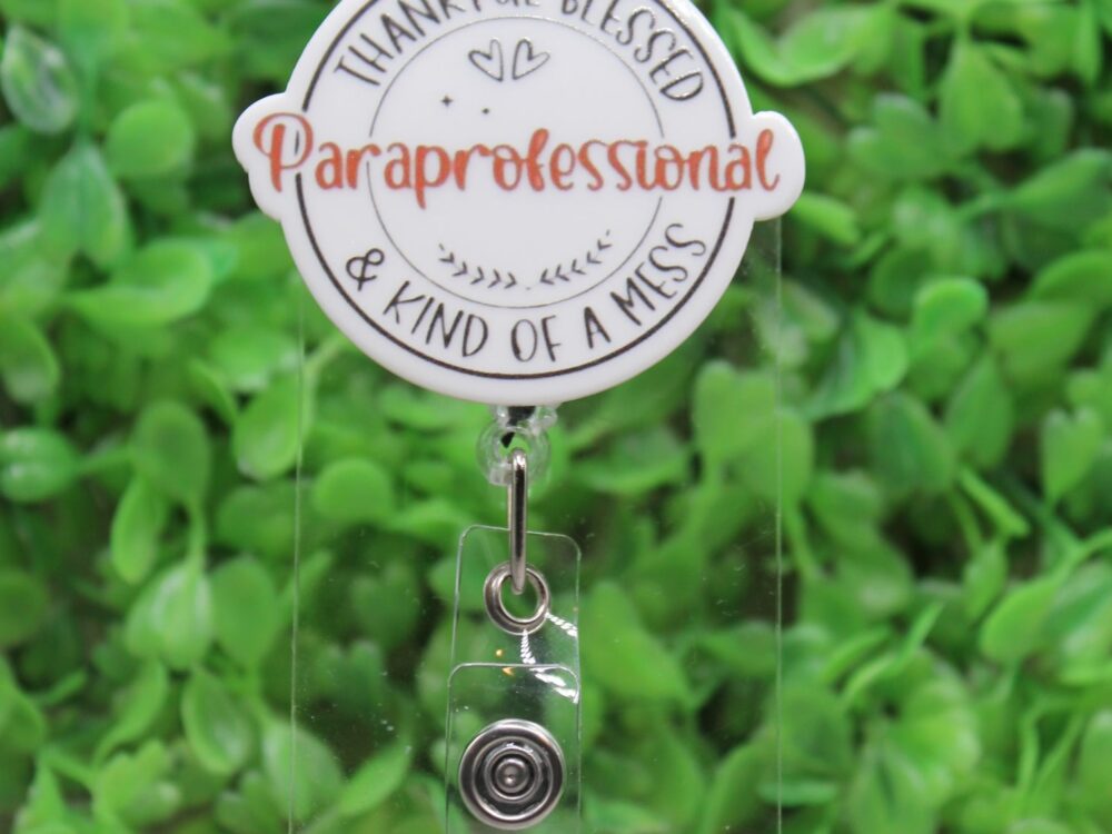 Paraprofessional Badge/ID Holder Reel