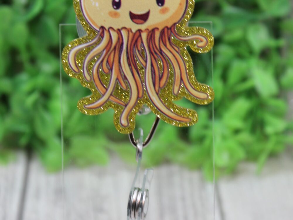 Jellyfish Badge/ID Holder Reel