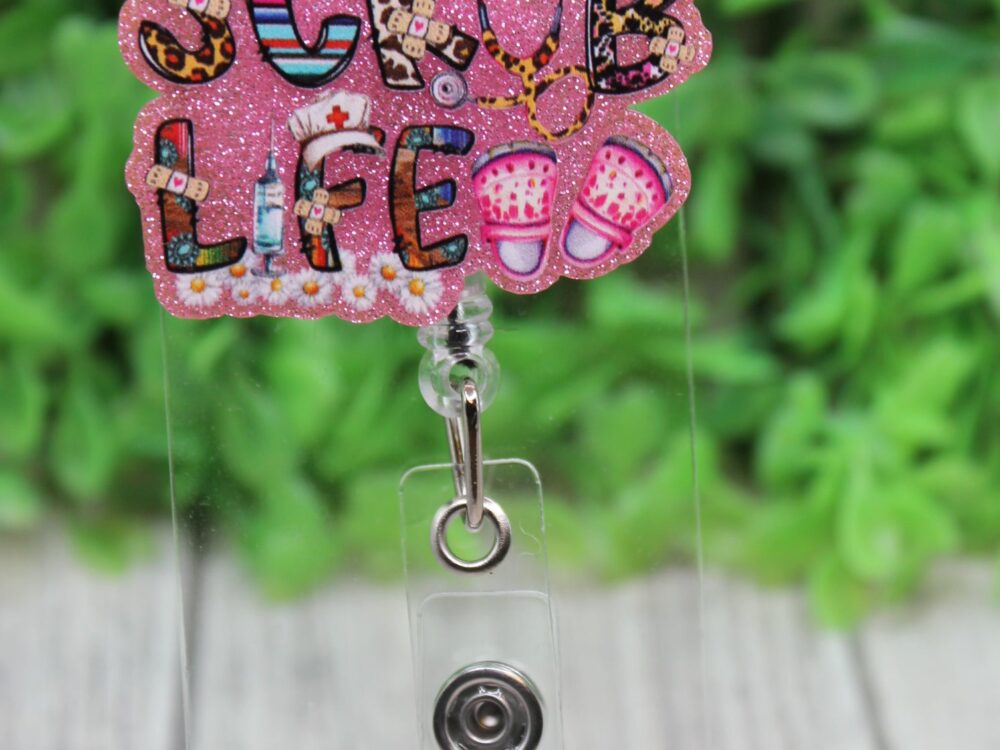 SCRUB LIFE Badge/ID Holder Reel