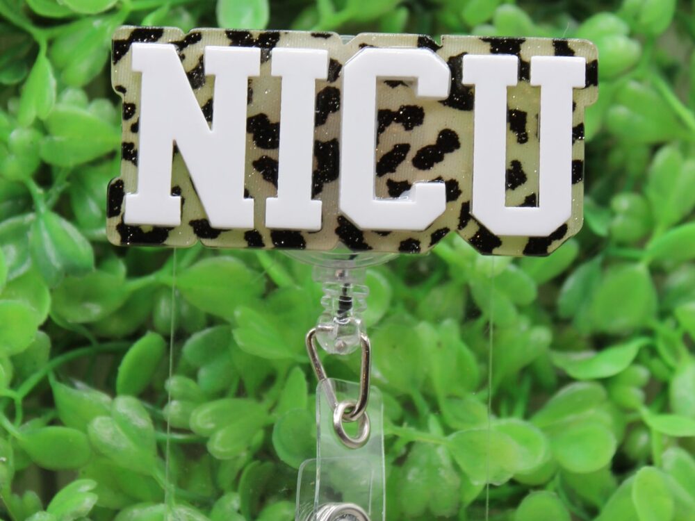 NICU Leopard 3D Badge Reel