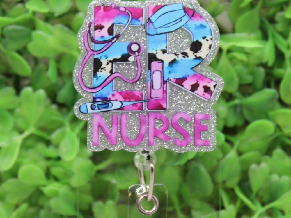 ER NURSE Badge Reel