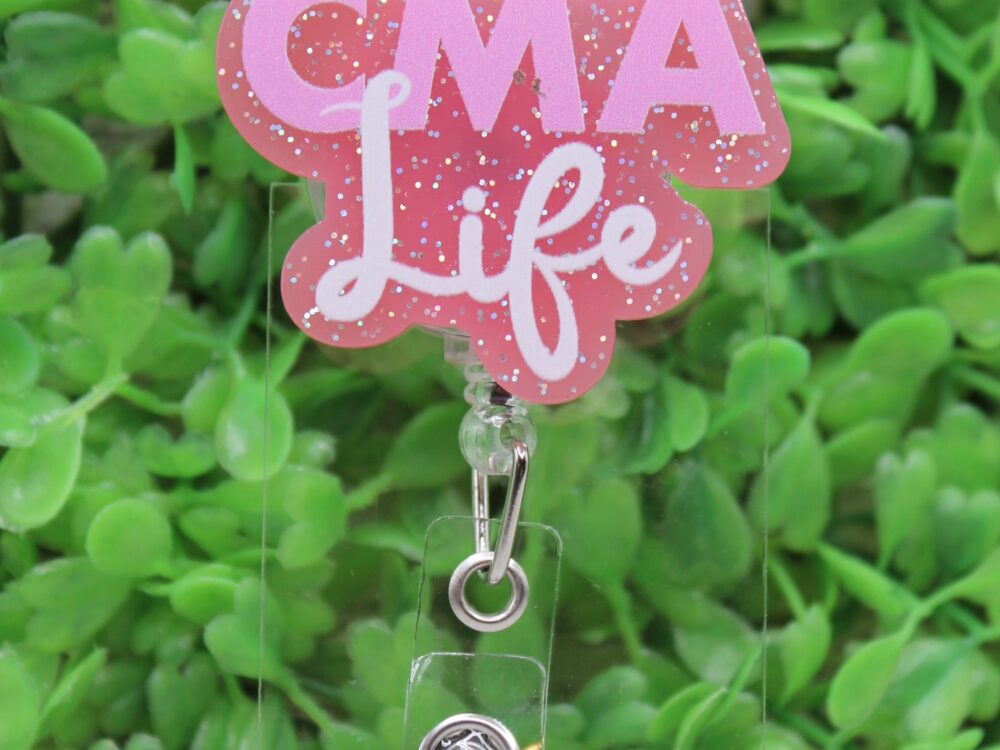 CMA Life Pink Badge Reel