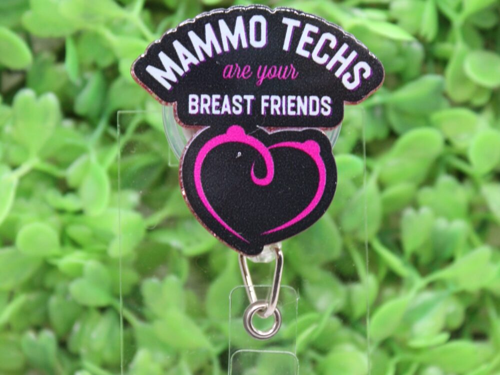 Mammo Techs Badge Reel