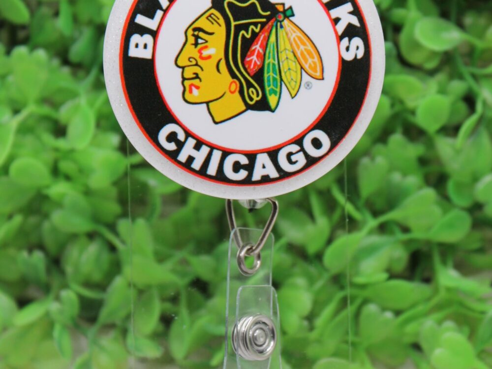 Chicago Black Hawks Circle Badge Reel