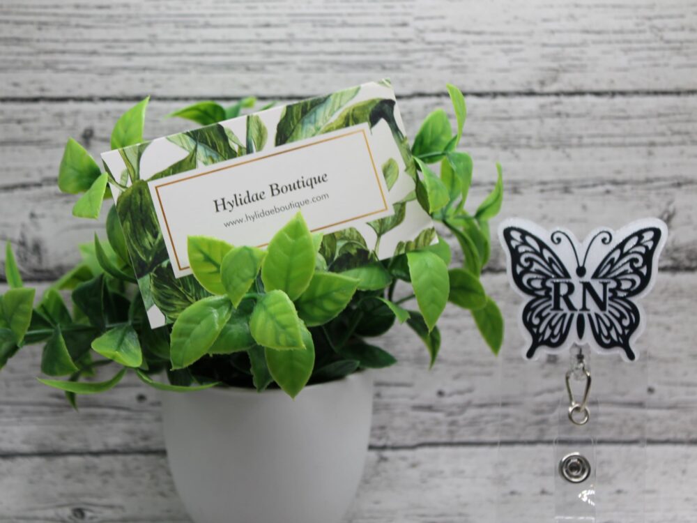 RN Butterfly Badge Reel