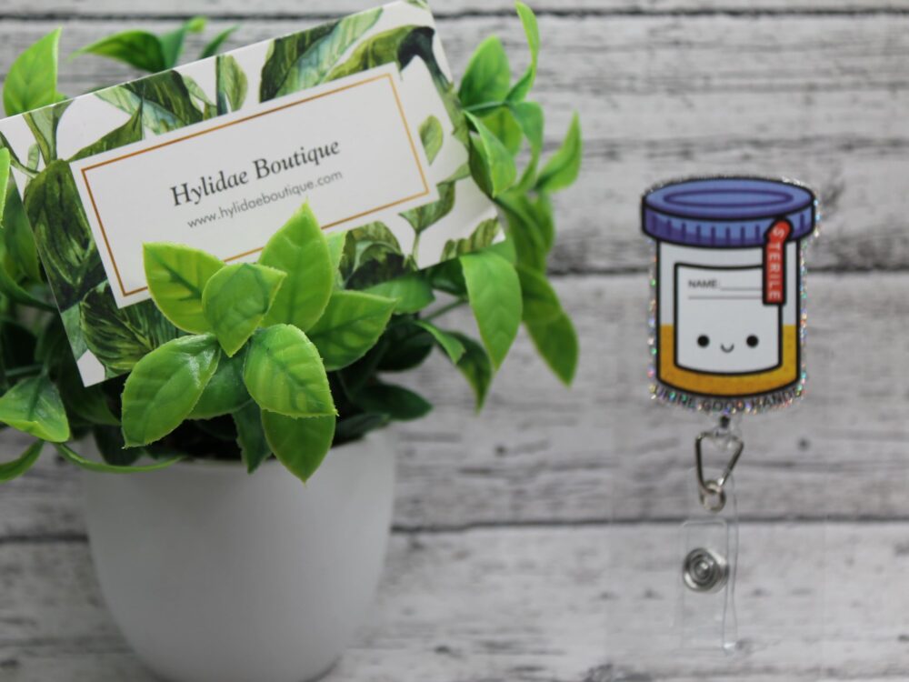 Urine in Good Hands Badge Reel