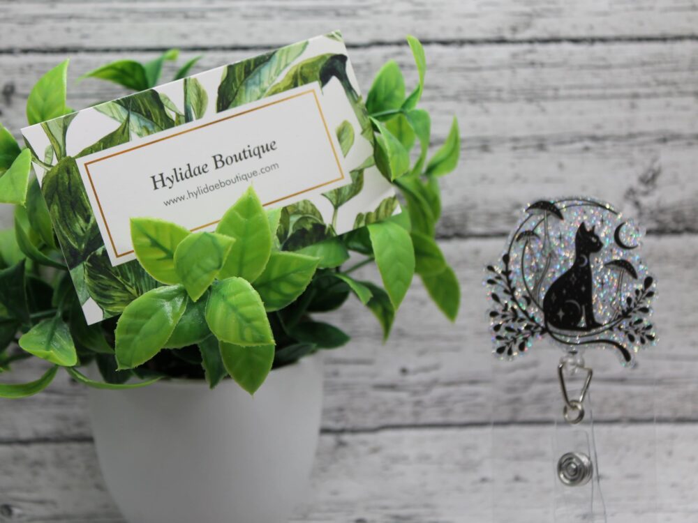Mystic Cat Badge Reel