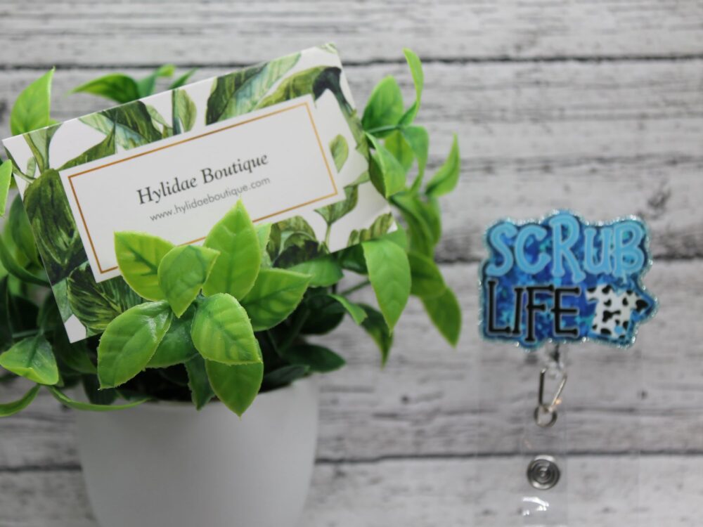 Scrub Life Blue Badge Reel
