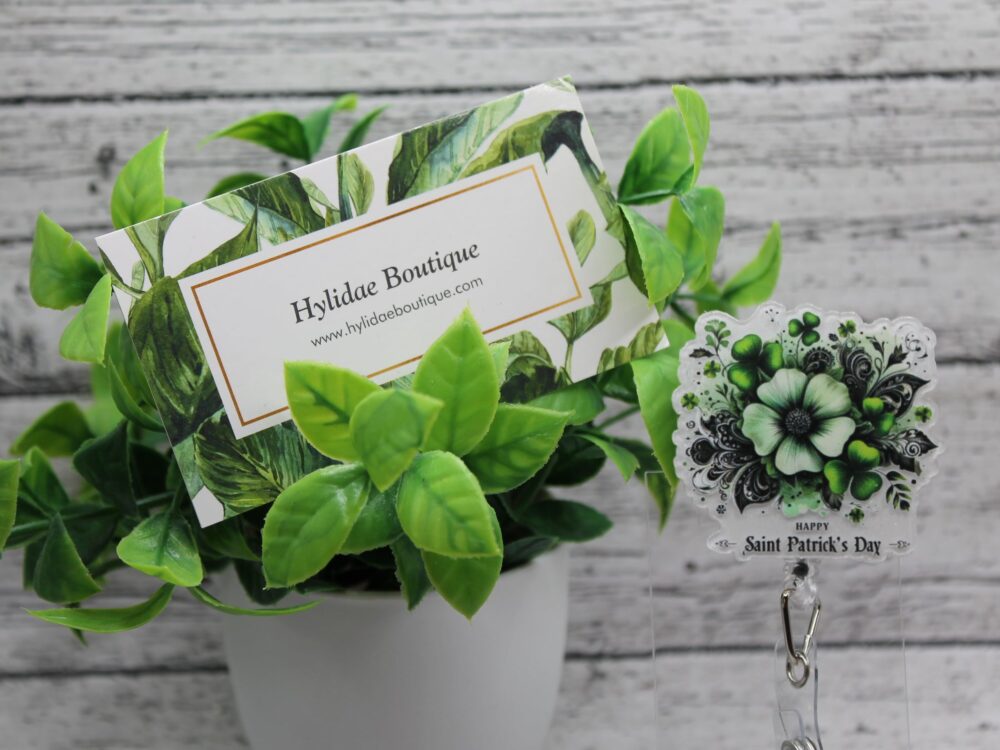 St. Patrick's Day Flower Badge Reel