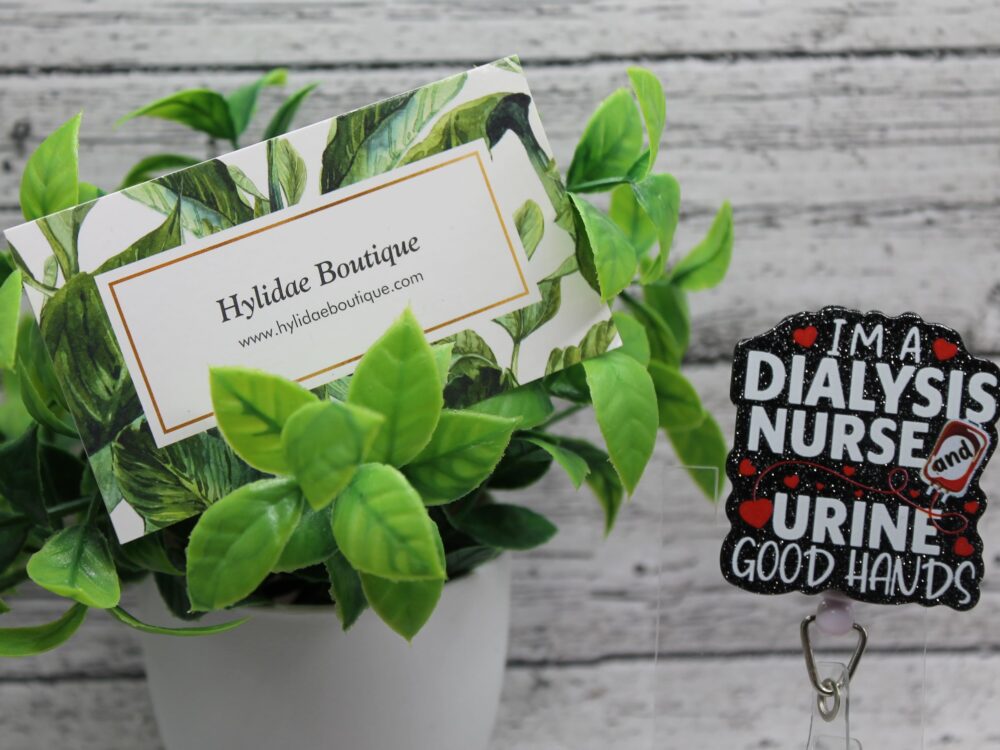 Dialysis Nurse Badge Reel