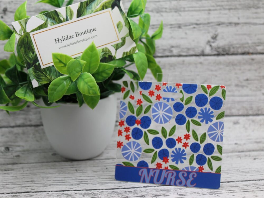 NURSE Blueberry Badge Buddy