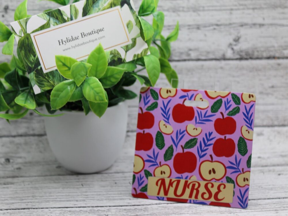 NURSE Apples Badge Buddy