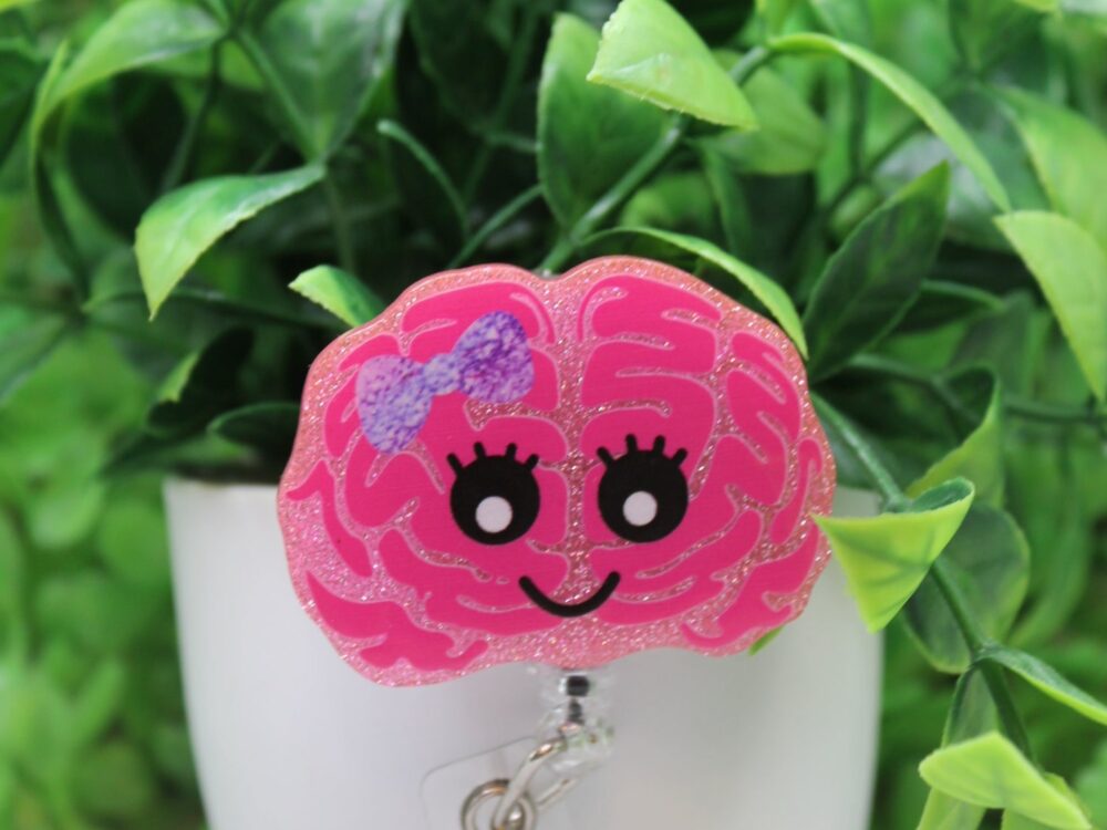 Pink Brain Neurology Badge Reel