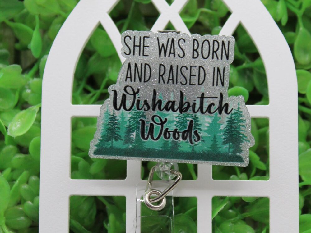 She Was Raised Badge/ID Holder Reel