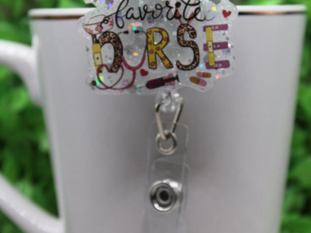 Every Bunny's Favorite Nurse Easter Badge/ID Holder Reel