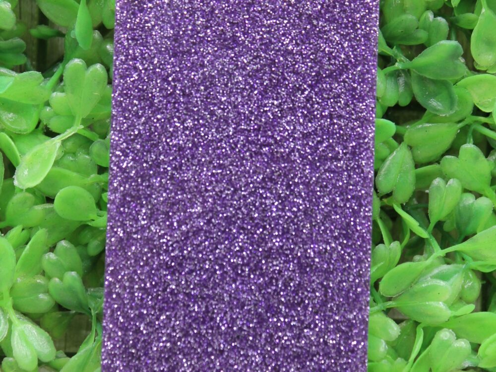 Solid Purple Glitter â€¢ Rectangle Badge Buddy