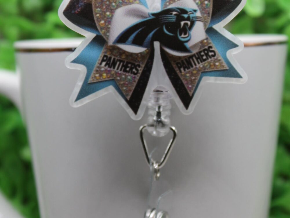 Football, Panthers Bow â€¢ Badge/ID Holder