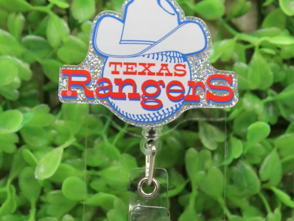 Texas Rangers Badge/ID Holder Reel