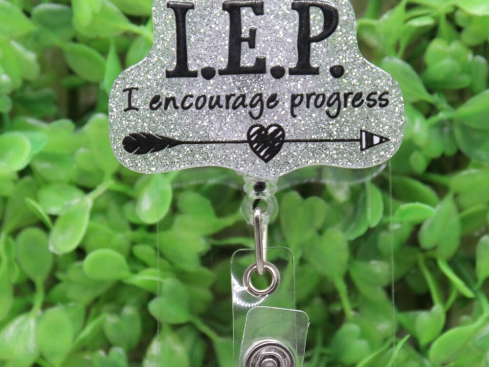 I.E.P. I Encourage Progress Badge/ID Holder Reel