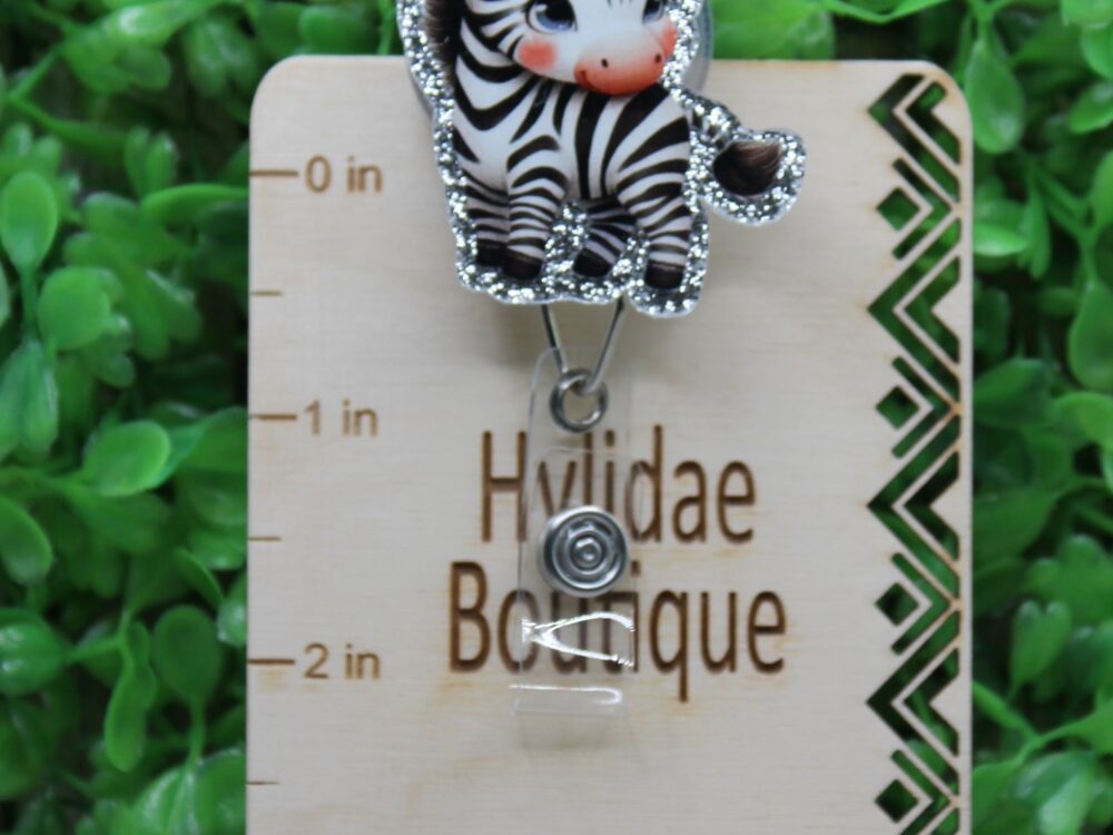 Zebra Badge/ID Holder Reel