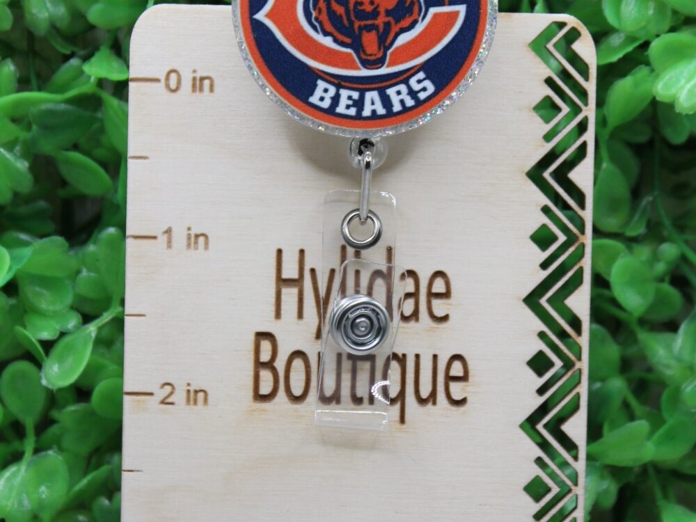 Chicago Bears Circle Badge/ID Holder Reel