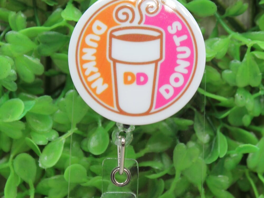 Dunkin Circle Badge/ID Holder Reel