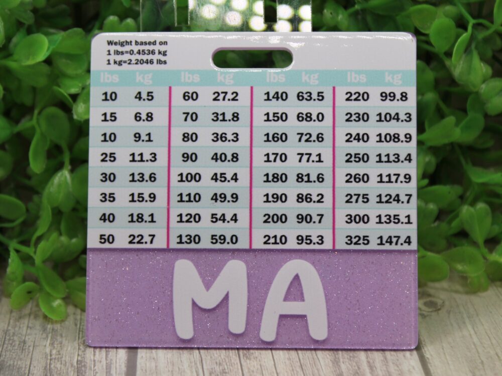 MA Weight Conversion Badge Buddy