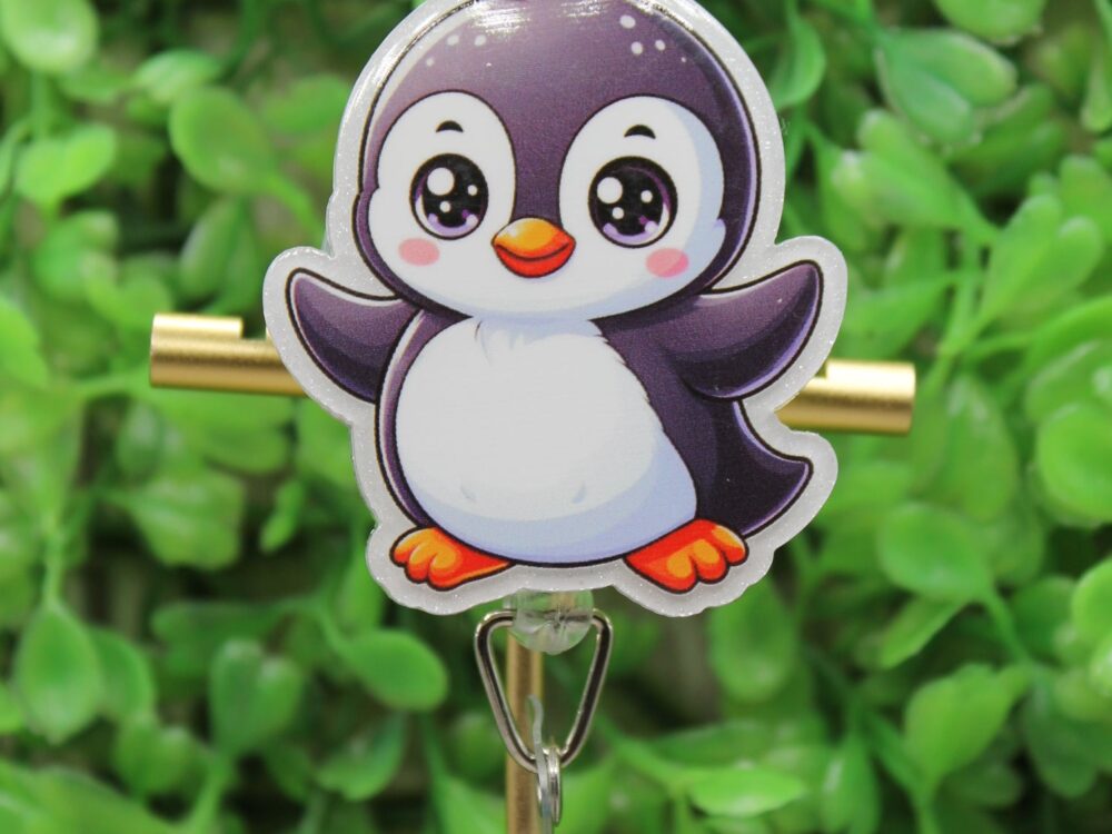 Penguin Badge/ID Holder Reel