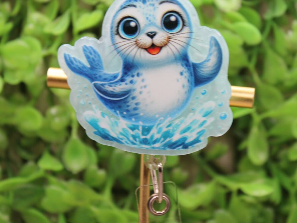 Cute Seal Badge/ID Holder Reel