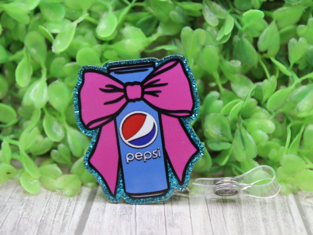 Pepsi Bow Badge/ID Holder Reel