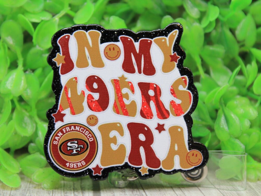 In My 49ers Era Badge Holder Reel