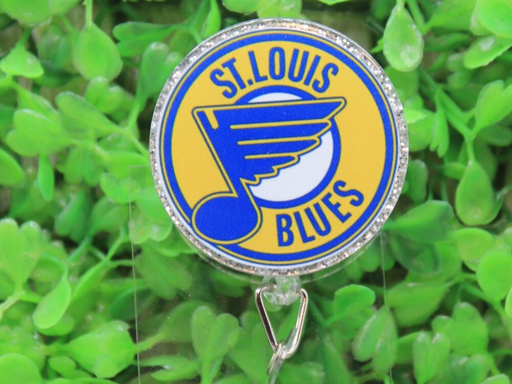 St. Louis Blues Hockey Circle Badge/ID Holder Reel