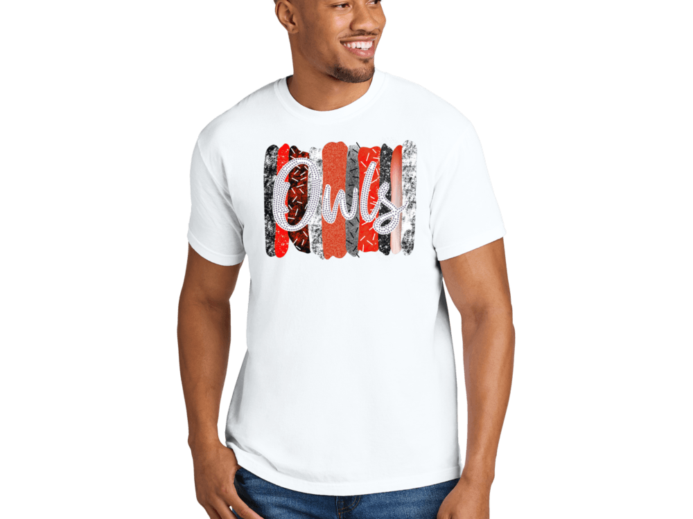 Elgin Owls Stripe Tee