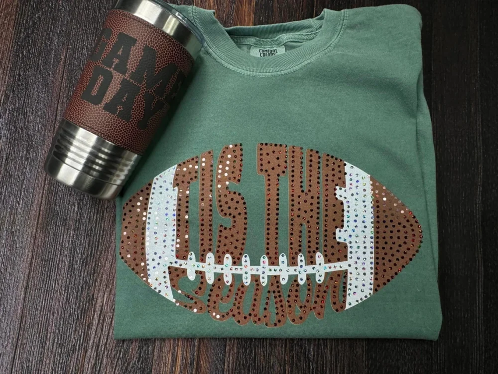 Tis The Season Football Spangle